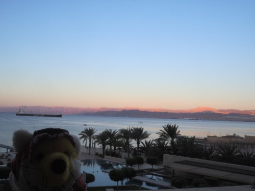 ein letzter Sonnenaufgang in Jordanien 