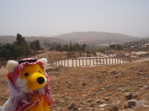 Jerash, Ovaler Platz 